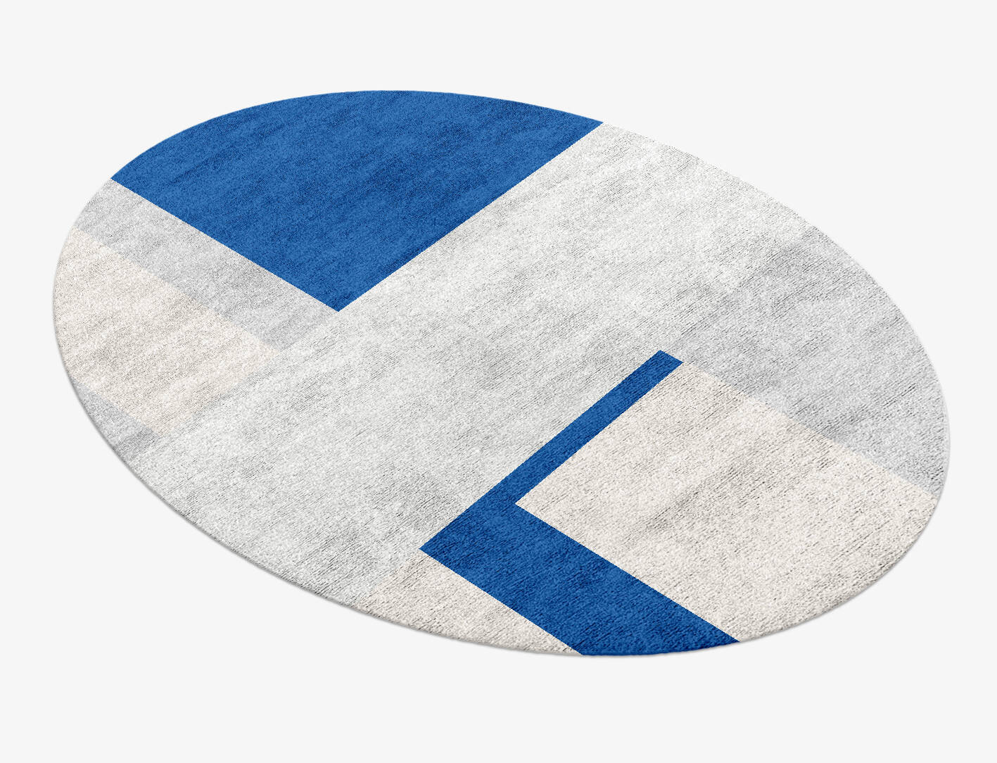 Moana  Oval Hand Knotted Bamboo Silk Custom Rug by Rug Artisan