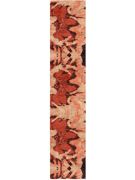 Moiety Floral Runner Hand Tufted Bamboo Silk Custom Rug by Rug Artisan