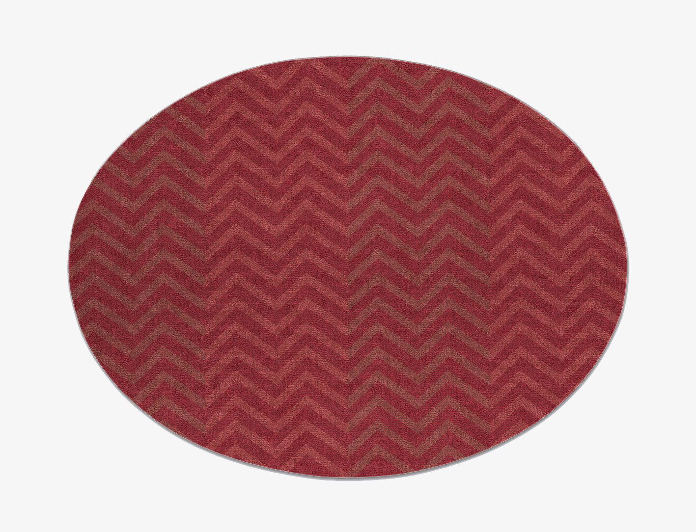 Mold Geometric Oval Flatweave New Zealand Wool Custom Rug by Rug Artisan