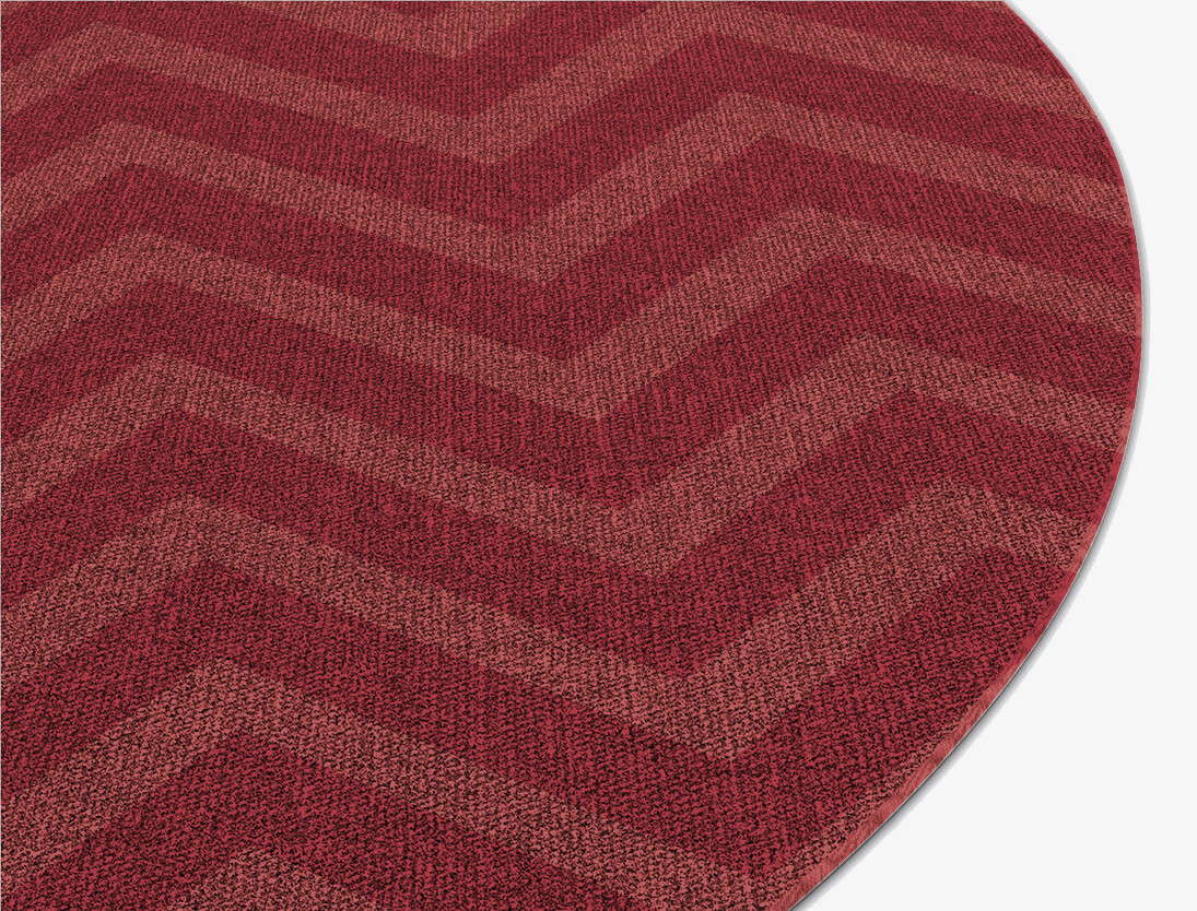 Mold Geometric Oval Flatweave New Zealand Wool Custom Rug by Rug Artisan