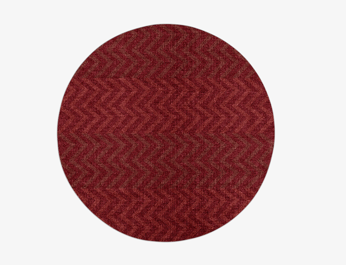 Mold Geometric Round Flatweave New Zealand Wool Custom Rug by Rug Artisan
