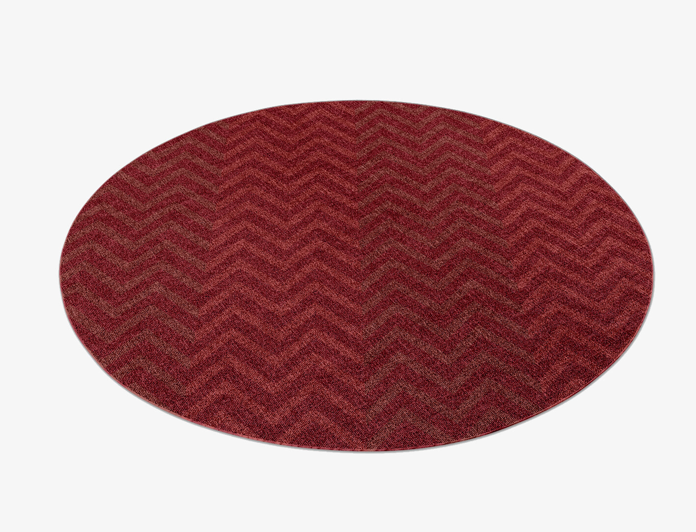 Mold Geometric Round Flatweave New Zealand Wool Custom Rug by Rug Artisan
