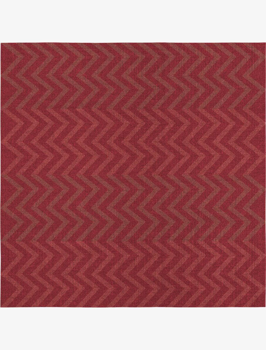 Mold Geometric Square Flatweave New Zealand Wool Custom Rug by Rug Artisan