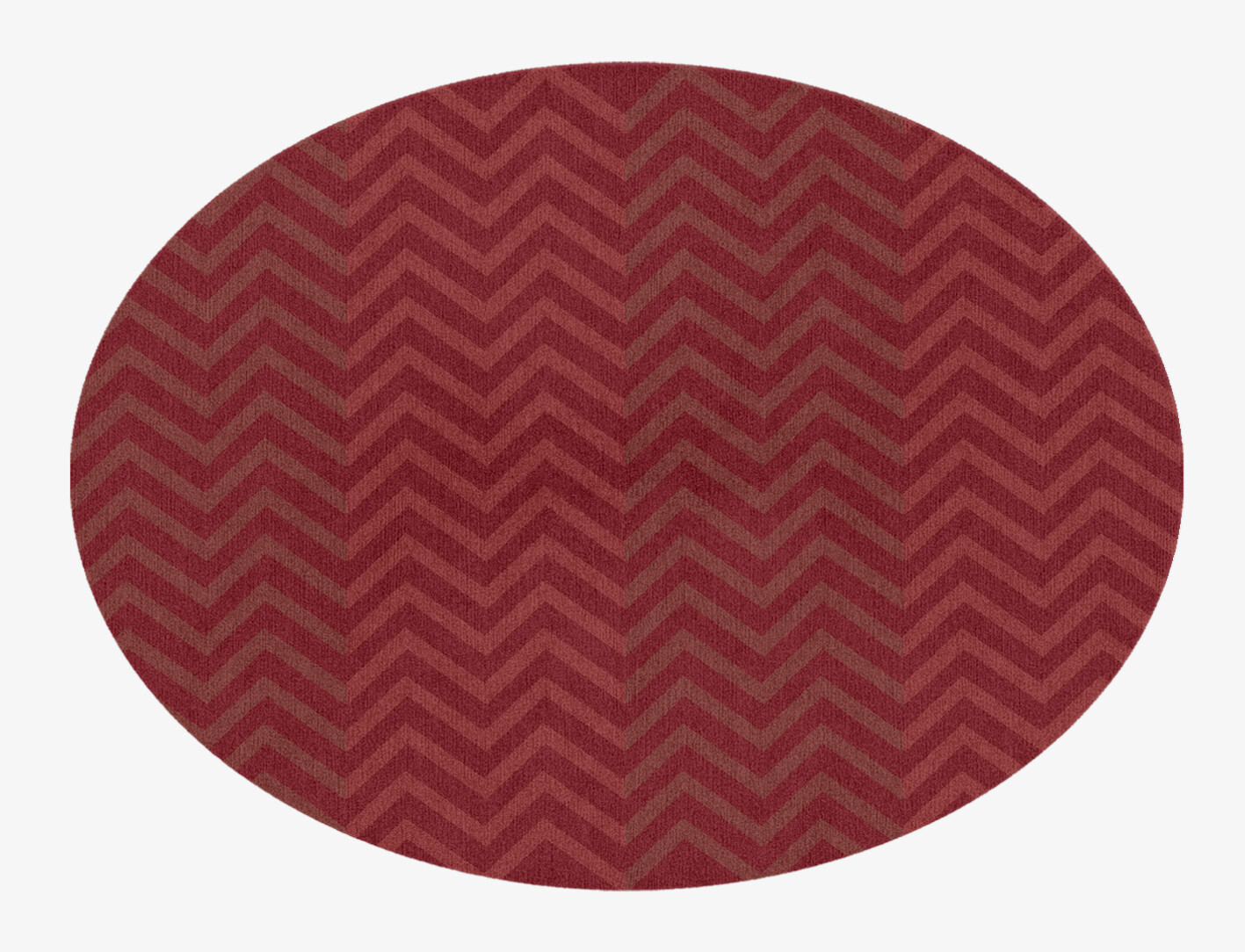 Mold Geometric Oval Hand Knotted Tibetan Wool Custom Rug by Rug Artisan
