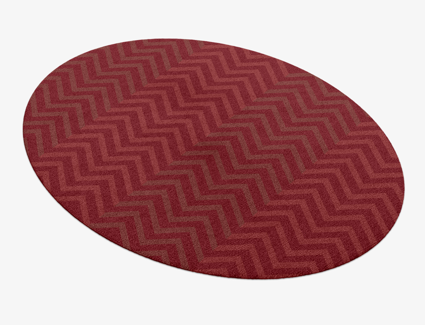 Mold Geometric Oval Hand Knotted Tibetan Wool Custom Rug by Rug Artisan