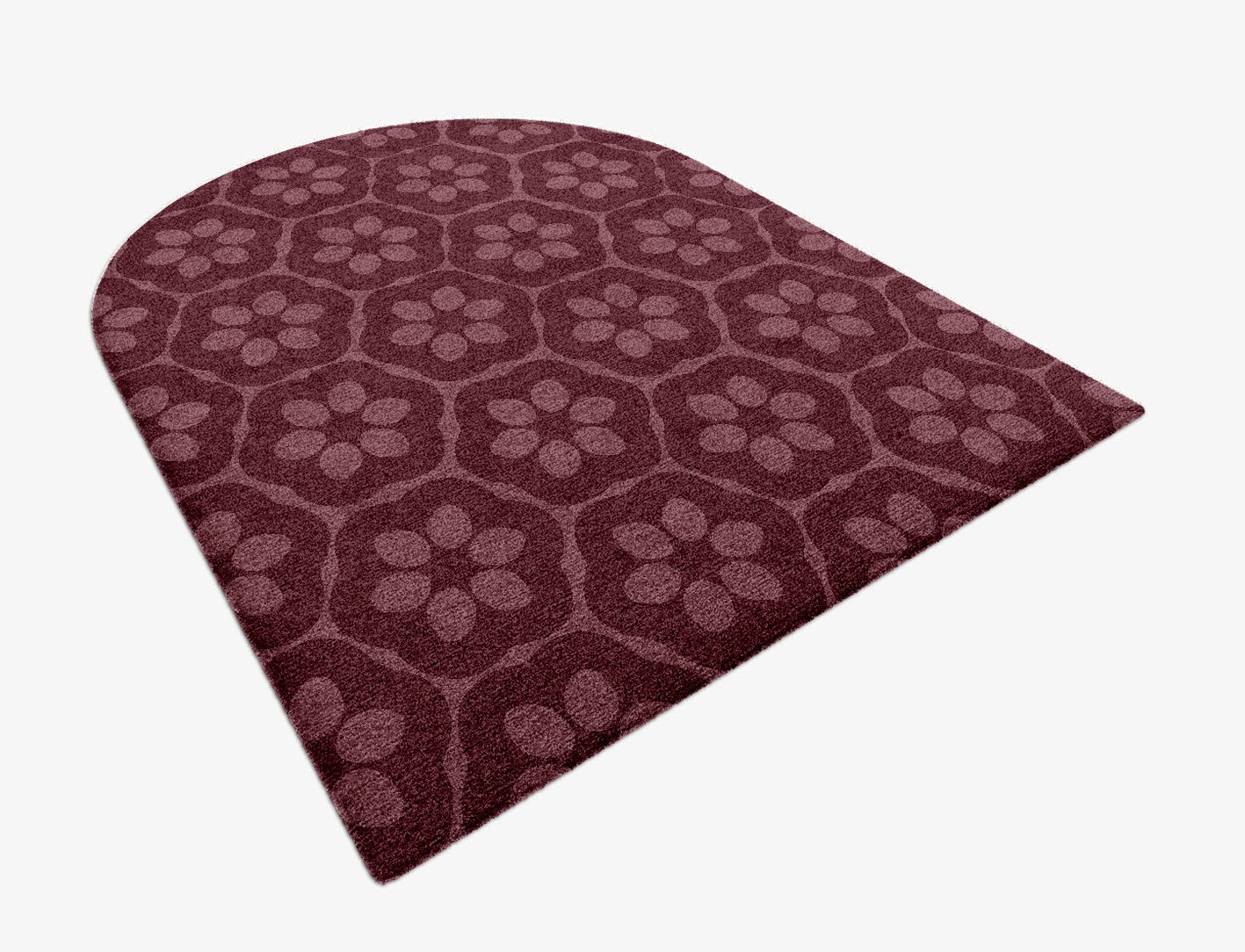 Monet Geometric Arch Hand Knotted Tibetan Wool Custom Rug by Rug Artisan