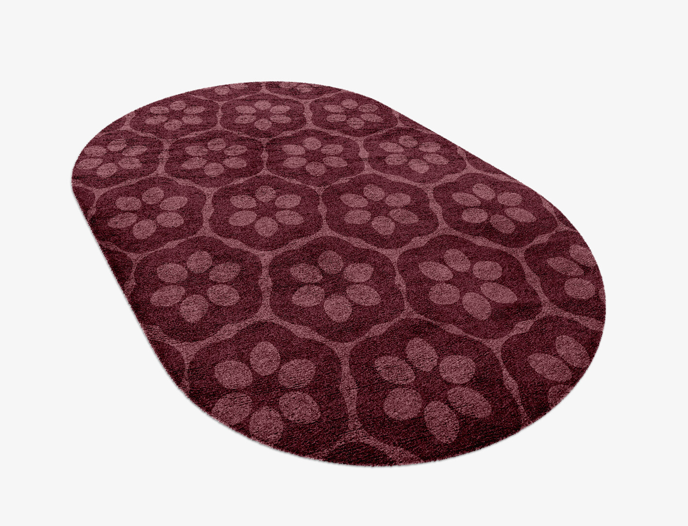 Monet Geometric Capsule Hand Knotted Bamboo Silk Custom Rug by Rug Artisan