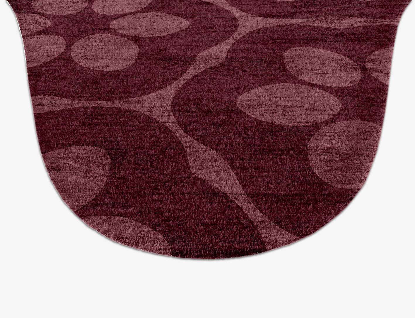 Monet Geometric Drop Hand Knotted Bamboo Silk Custom Rug by Rug Artisan