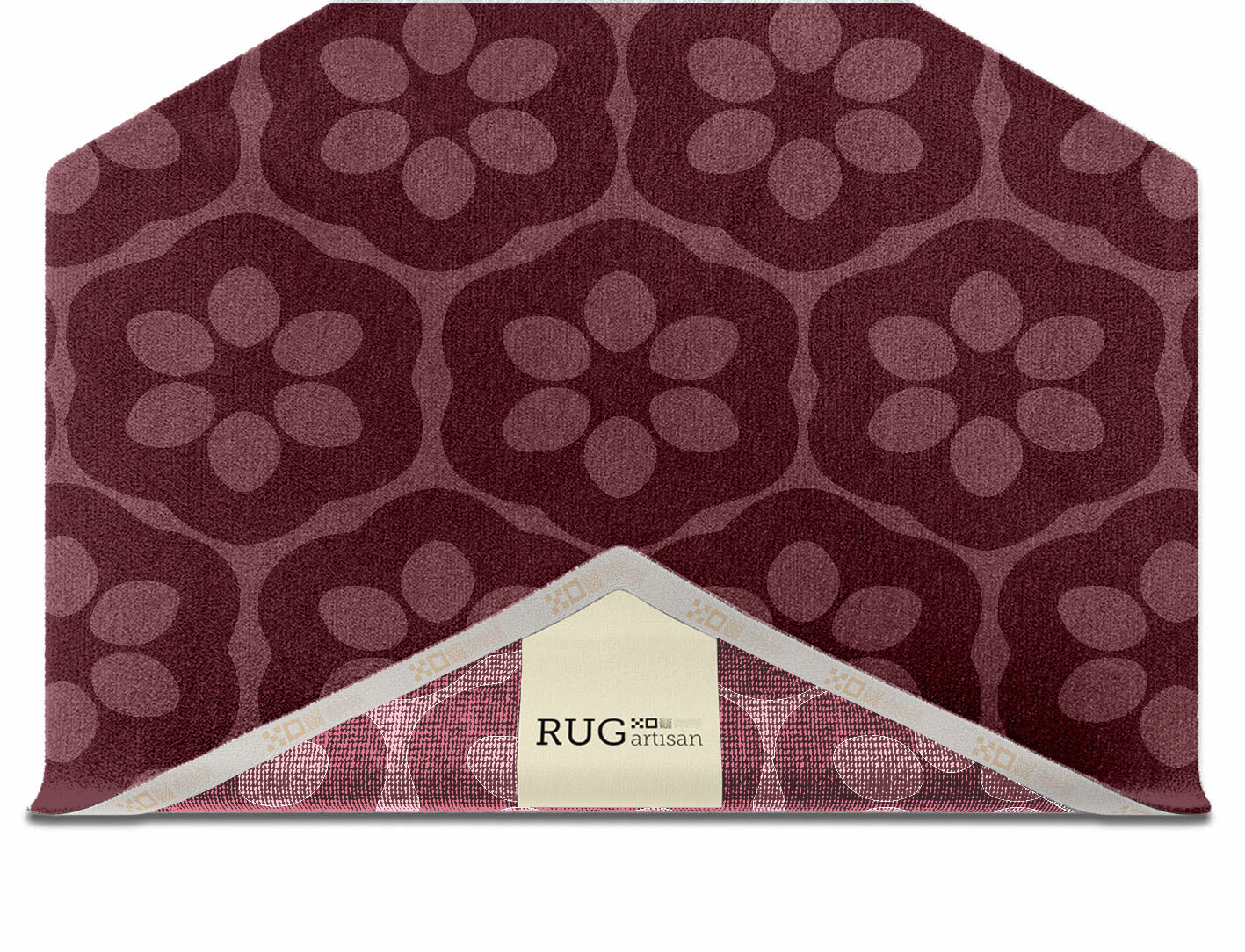 Monet Geometric Hexagon Hand Knotted Tibetan Wool Custom Rug by Rug Artisan