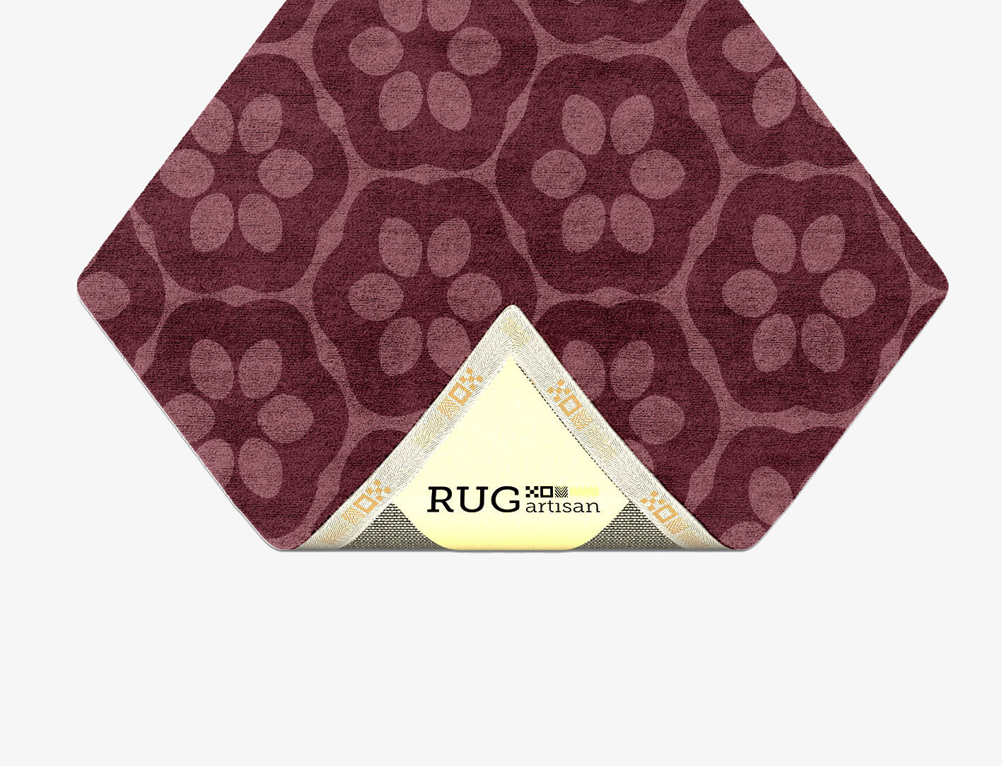 Monet Geometric Diamond Hand Tufted Bamboo Silk Custom Rug by Rug Artisan