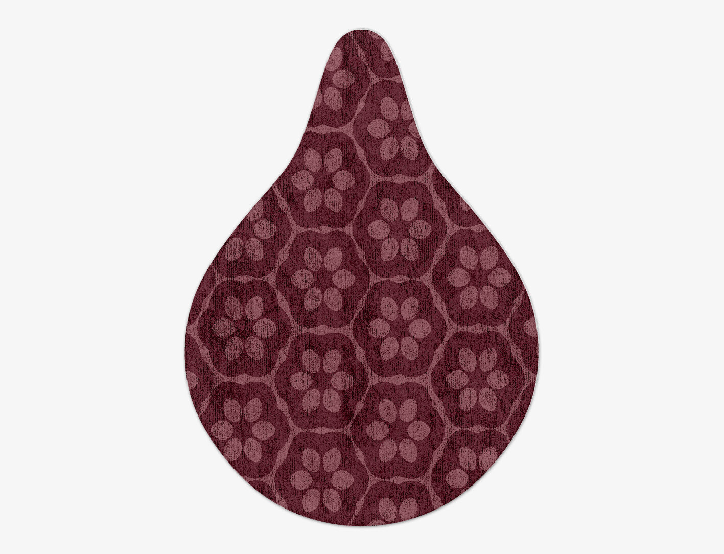 Monet Geometric Drop Hand Tufted Bamboo Silk Custom Rug by Rug Artisan
