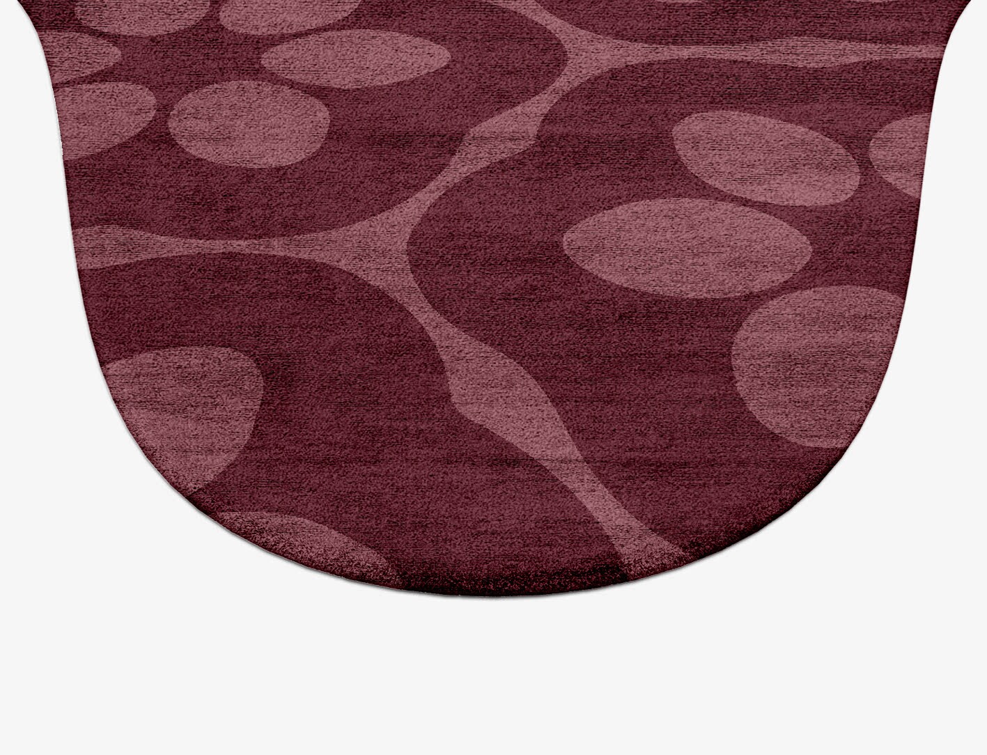 Monet Geometric Drop Hand Tufted Bamboo Silk Custom Rug by Rug Artisan