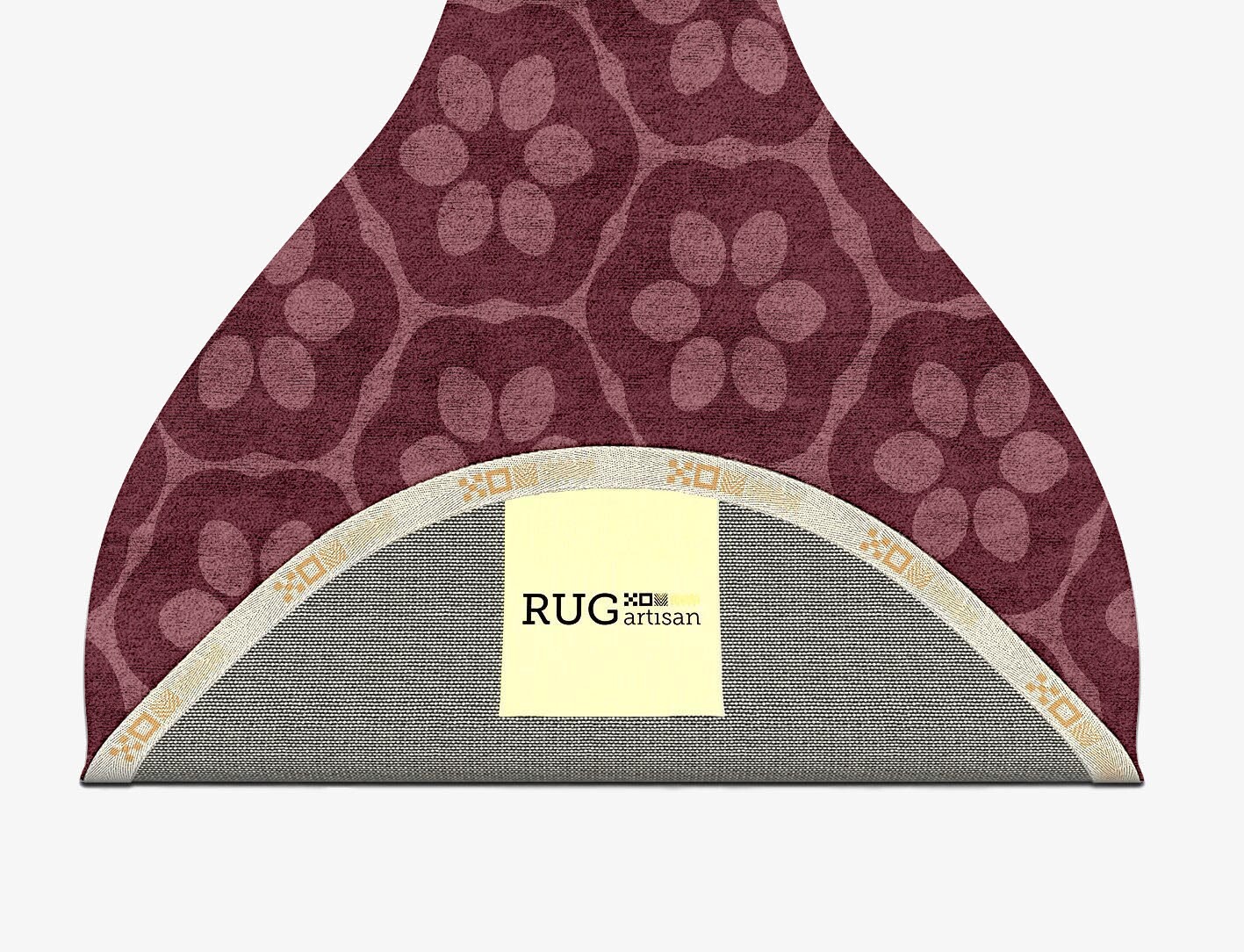 Monet Geometric Drop Hand Tufted Bamboo Silk Custom Rug by Rug Artisan