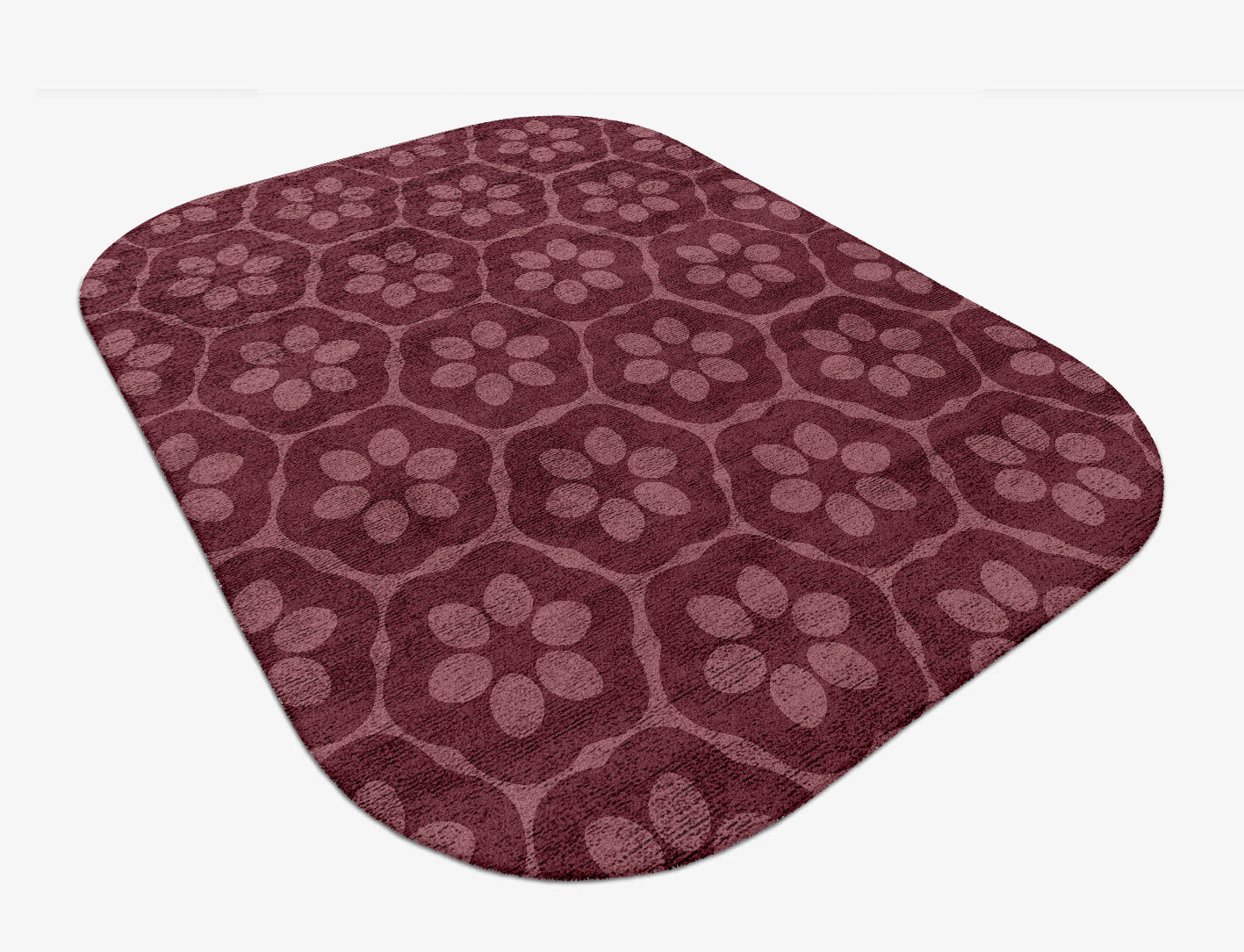 Monet Geometric Oblong Hand Tufted Bamboo Silk Custom Rug by Rug Artisan
