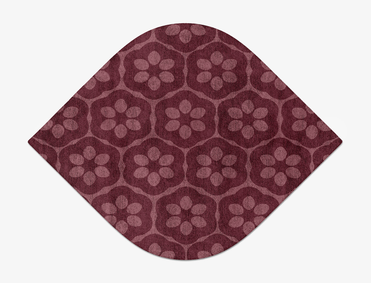 Monet Geometric Ogee Hand Tufted Bamboo Silk Custom Rug by Rug Artisan