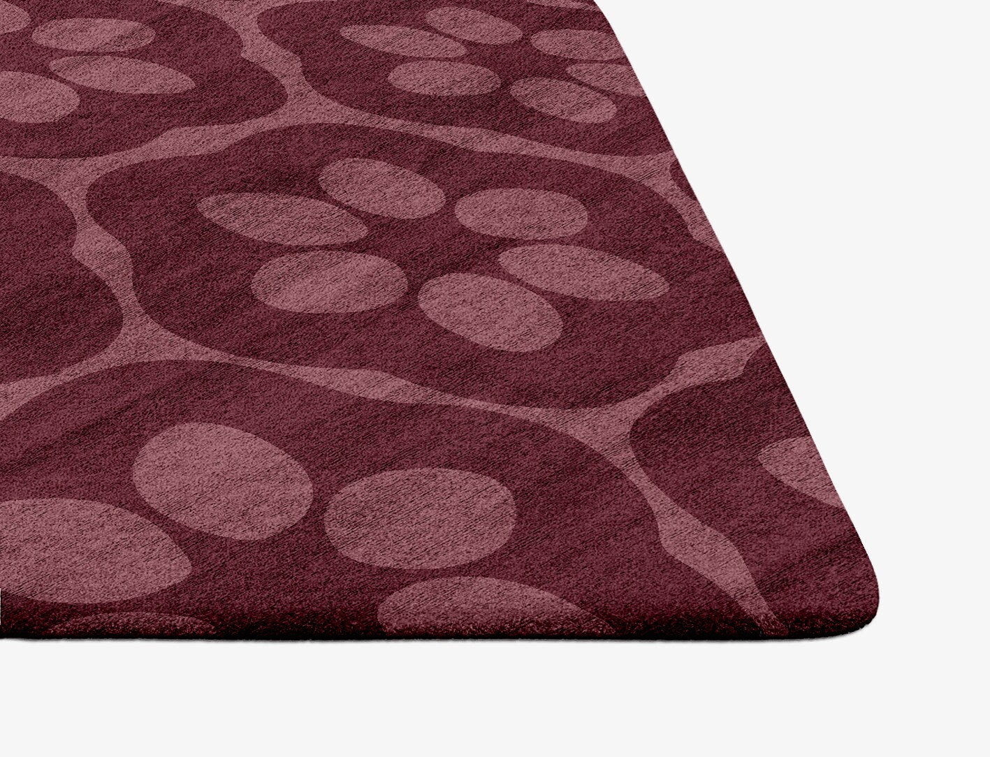 Monet Geometric Ogee Hand Tufted Bamboo Silk Custom Rug by Rug Artisan