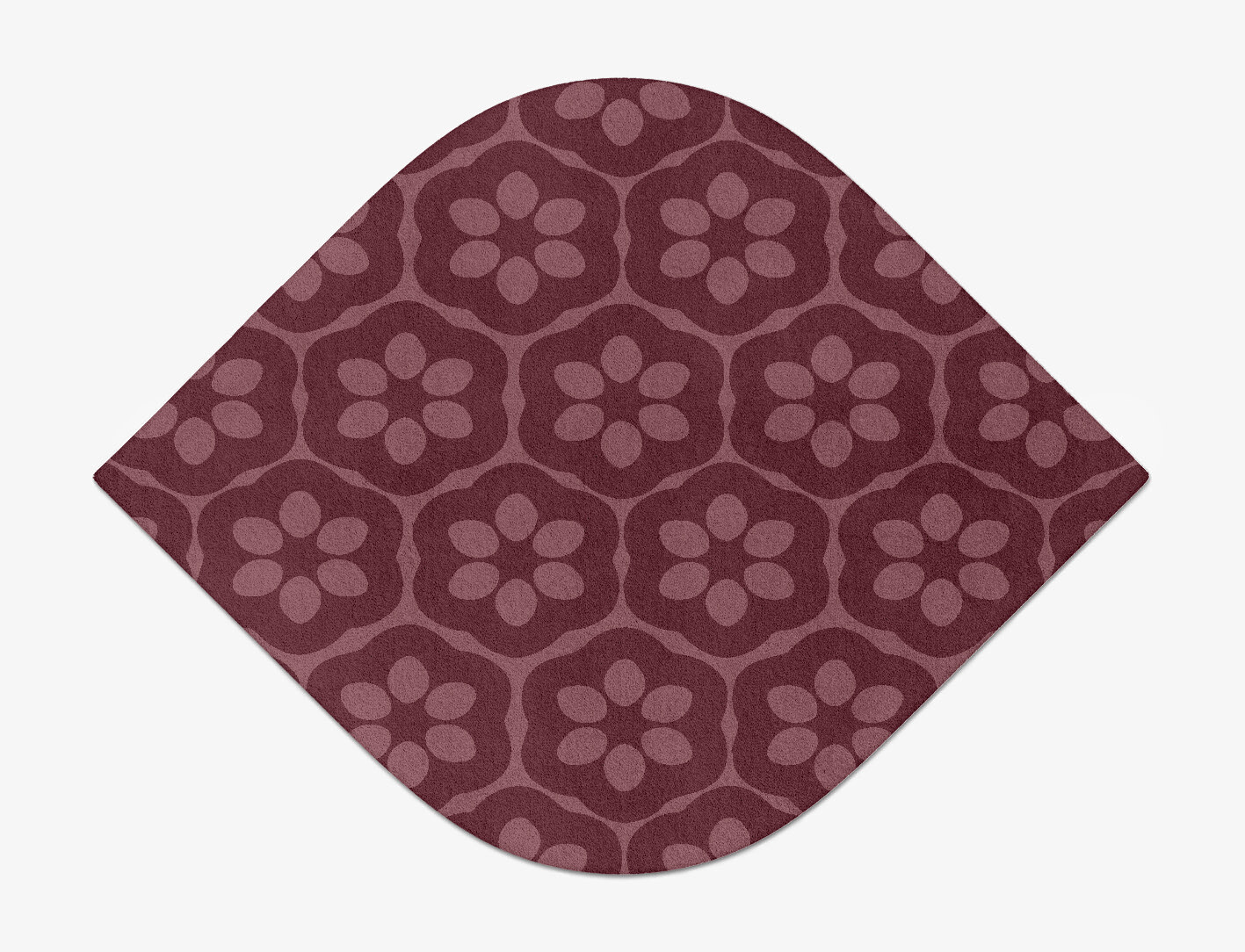 Monet Geometric Ogee Hand Tufted Pure Wool Custom Rug by Rug Artisan