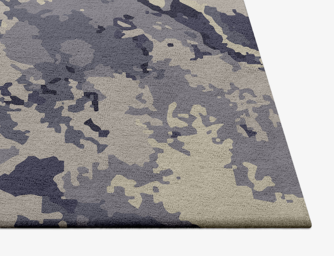 Monoid Surface Art Square Hand Tufted Pure Wool Custom Rug by Rug Artisan