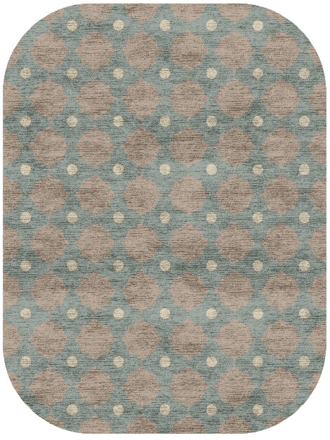 Montage Blue Royal Oblong Hand Knotted Bamboo Silk Custom Rug by Rug Artisan