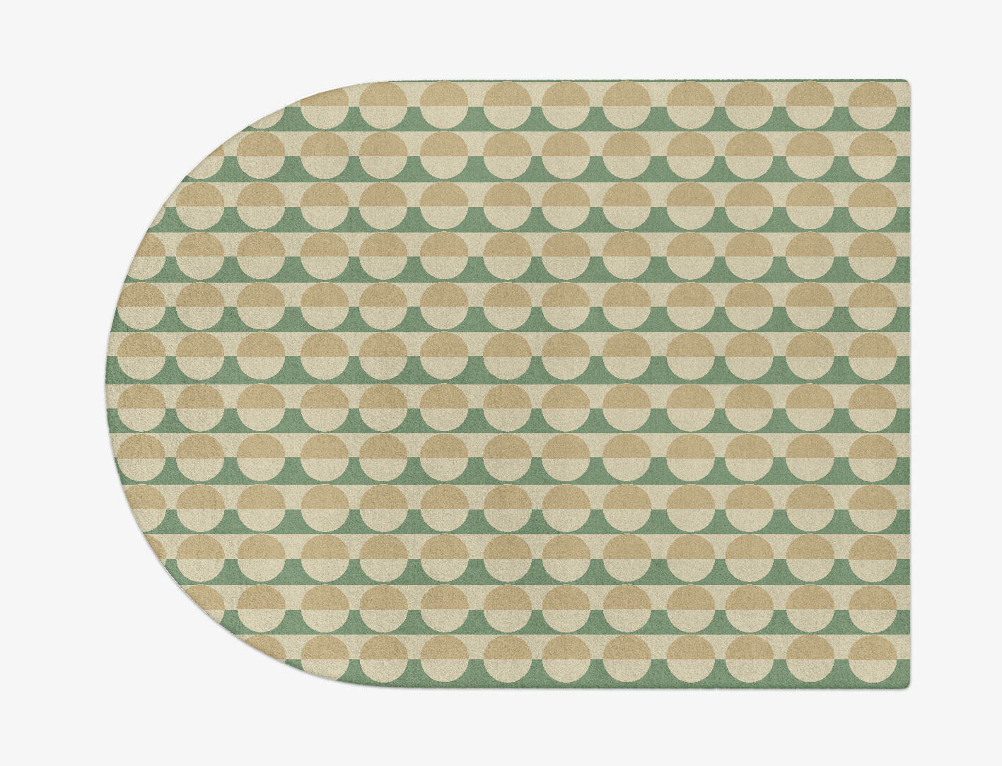Moonbow Geometric Arch Hand Tufted Pure Wool Custom Rug by Rug Artisan