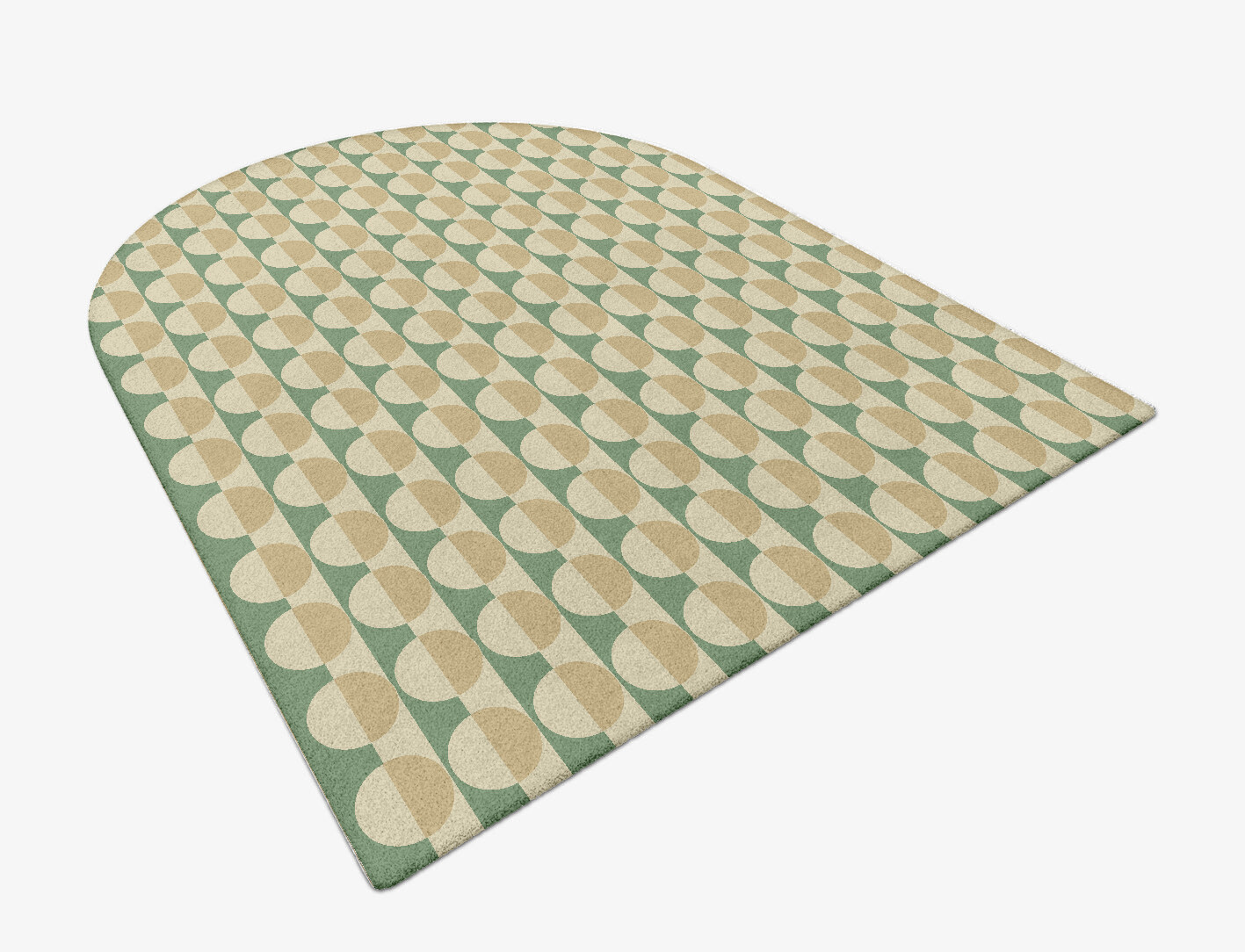 Moonbow Geometric Arch Hand Tufted Pure Wool Custom Rug by Rug Artisan