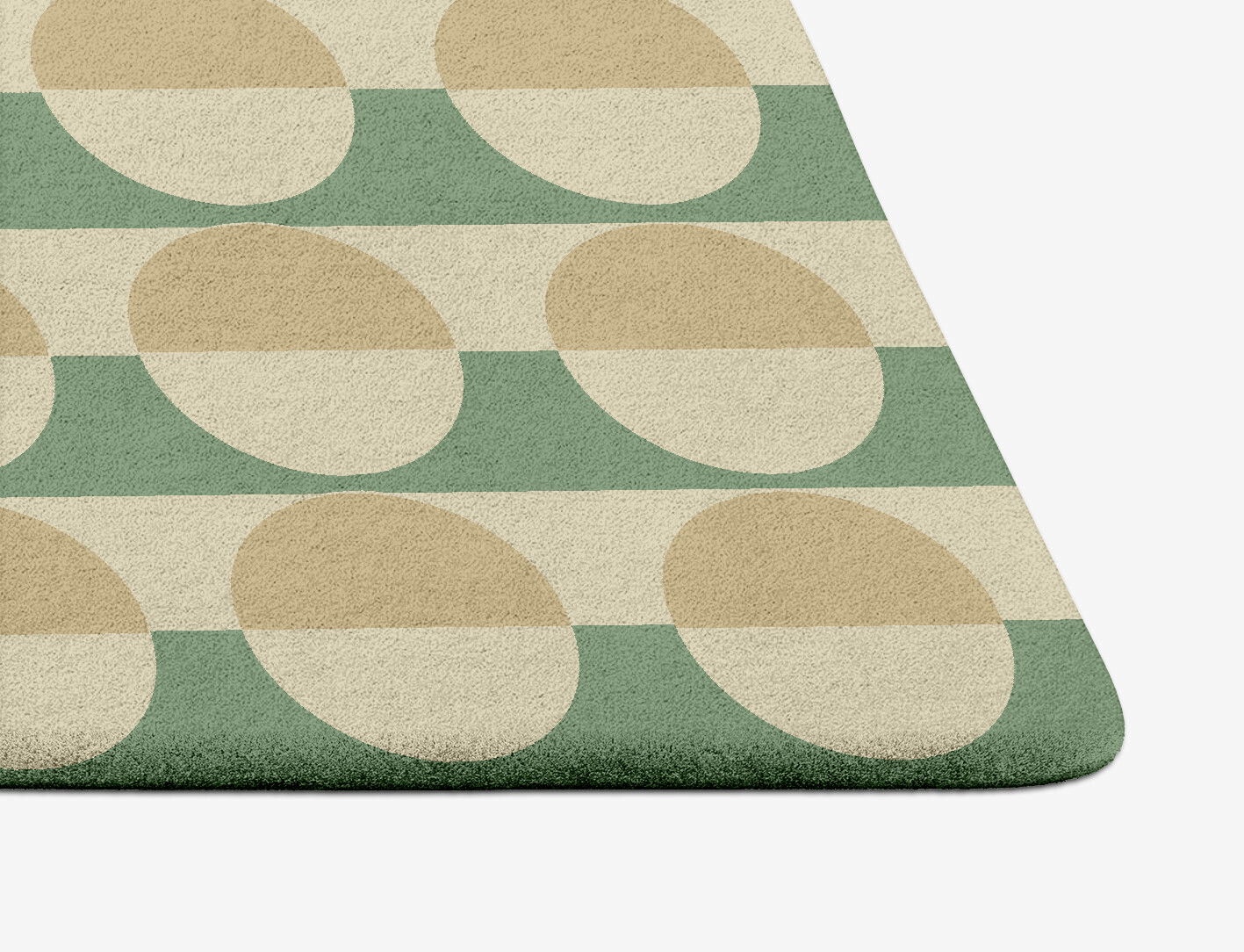 Moonbow Geometric Arch Hand Tufted Pure Wool Custom Rug by Rug Artisan