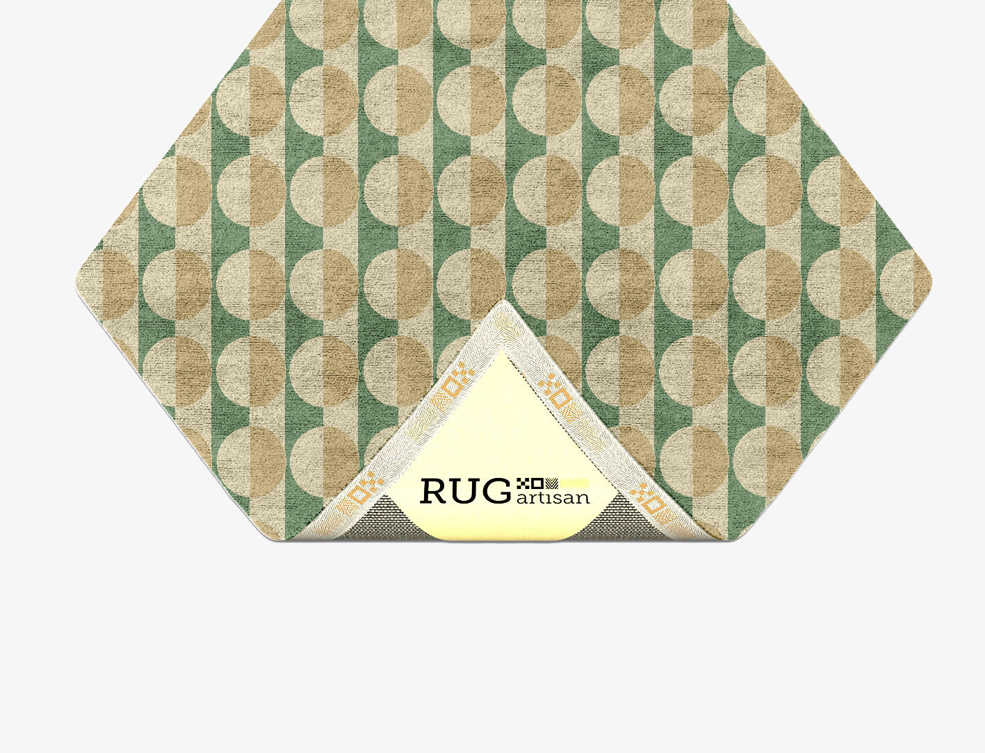 Moonbow Geometric Diamond Hand Tufted Bamboo Silk Custom Rug by Rug Artisan