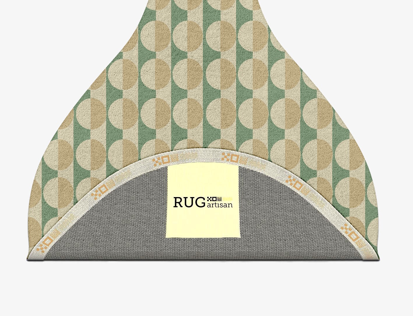 Moonbow Geometric Drop Hand Tufted Pure Wool Custom Rug by Rug Artisan