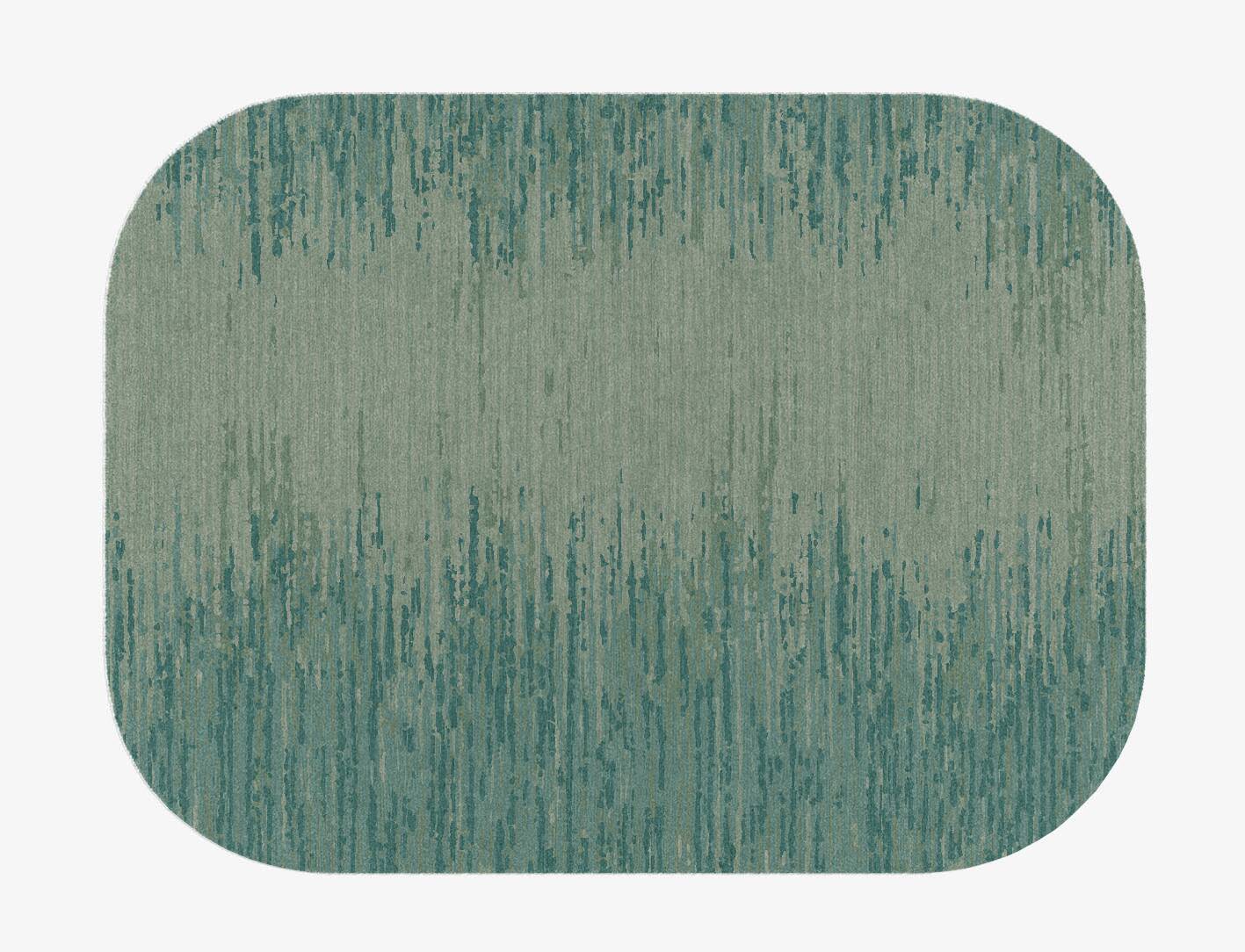 Moonshine Gradation Oblong Hand Knotted Tibetan Wool Custom Rug by Rug Artisan