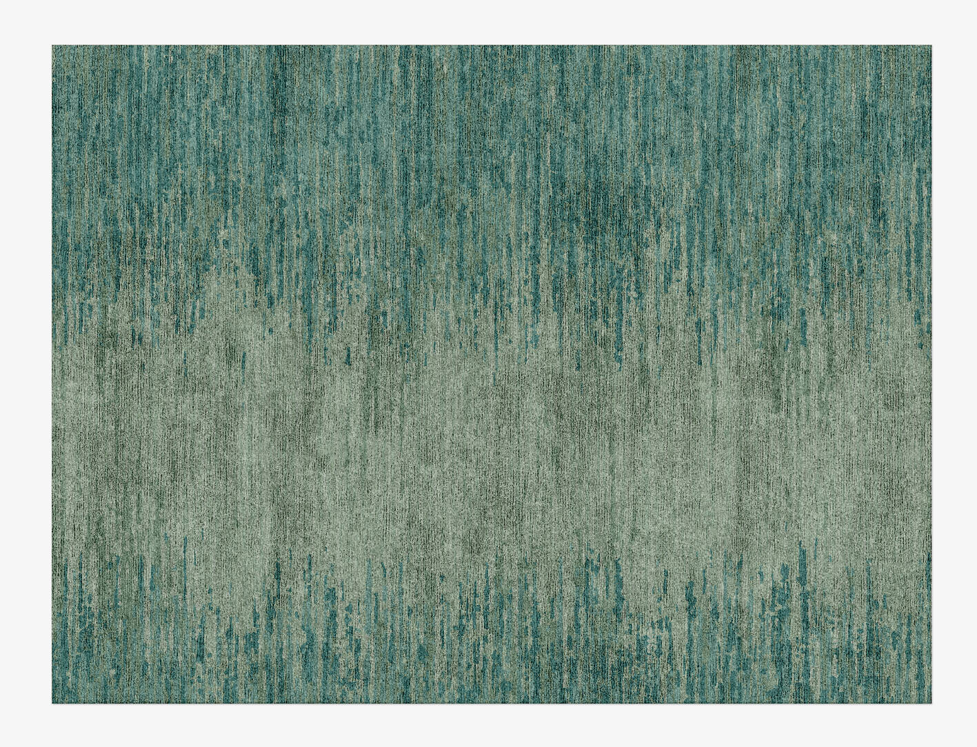 Moonshine Gradation Rectangle Hand Knotted Bamboo Silk Custom Rug by Rug Artisan