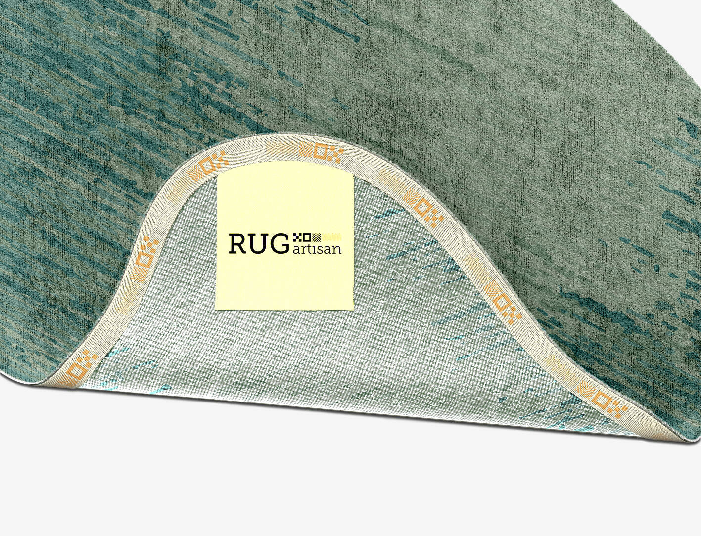 Moonshine Gradation Splash Hand Knotted Bamboo Silk Custom Rug by Rug Artisan
