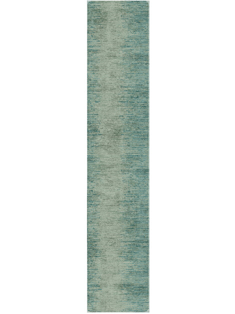Moonshine Gradation Runner Hand Tufted Bamboo Silk Custom Rug by Rug Artisan