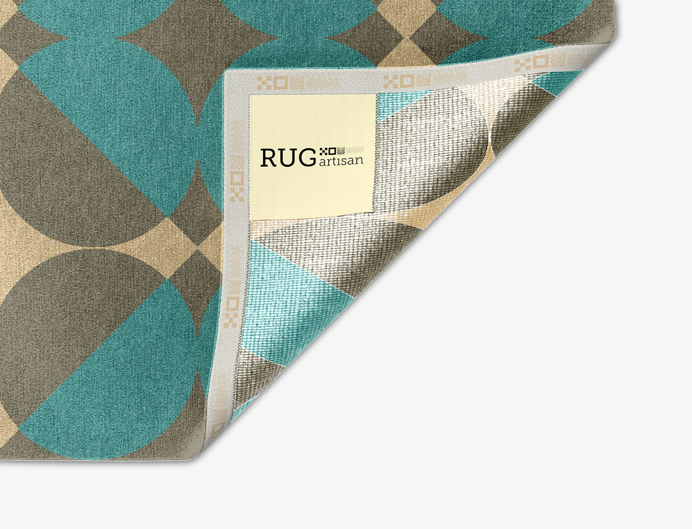 Moonstone Geometric Arch Hand Knotted Tibetan Wool Custom Rug by Rug Artisan