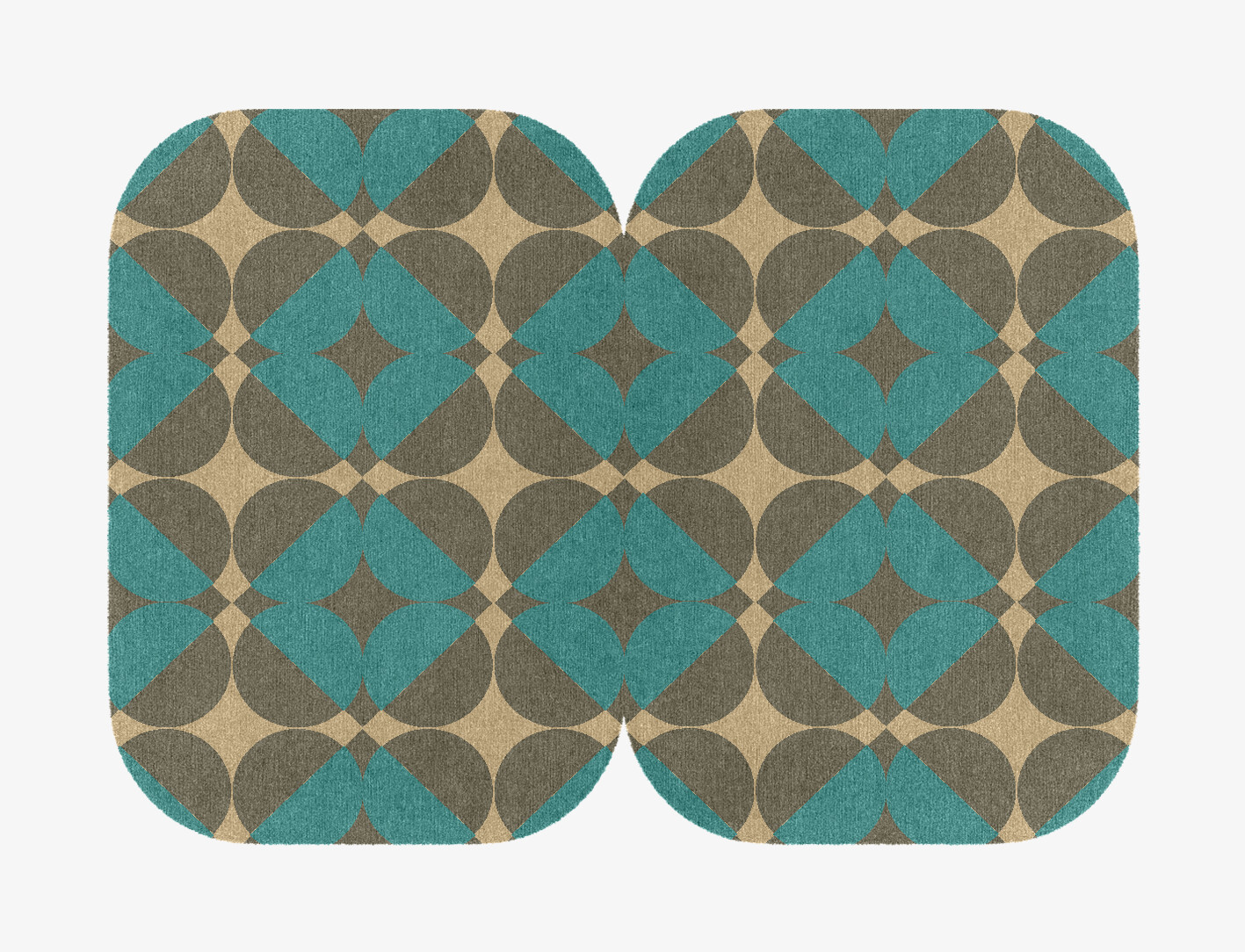 Moonstone Geometric Eight Hand Knotted Tibetan Wool Custom Rug by Rug Artisan