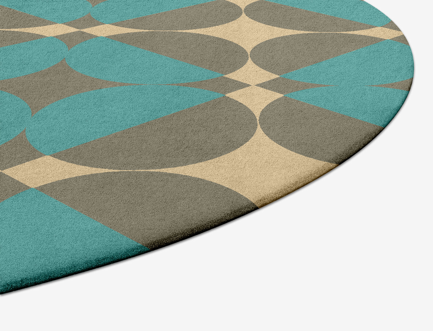 Moonstone Geometric Capsule Hand Tufted Pure Wool Custom Rug by Rug Artisan