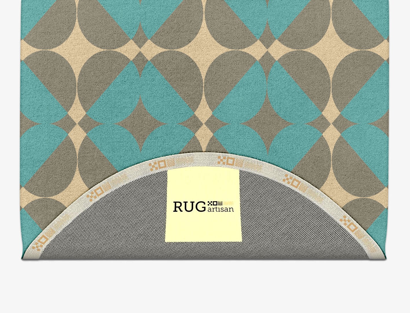Moonstone Geometric Capsule Hand Tufted Pure Wool Custom Rug by Rug Artisan