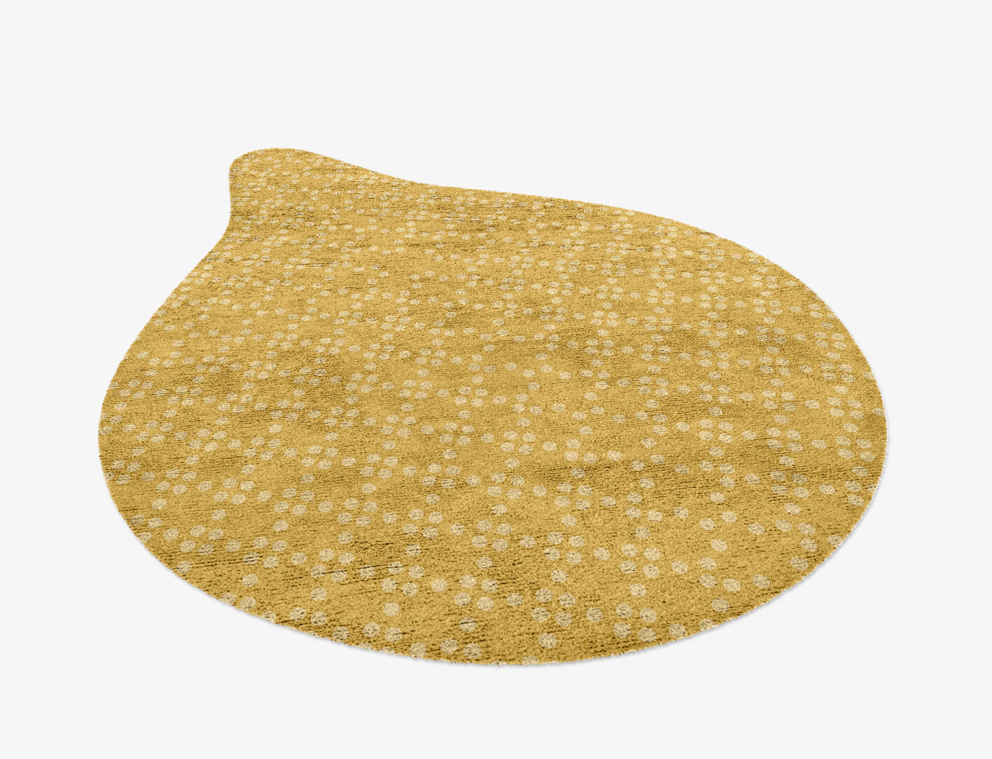 Morgan Geometric Drop Hand Knotted Bamboo Silk Custom Rug by Rug Artisan