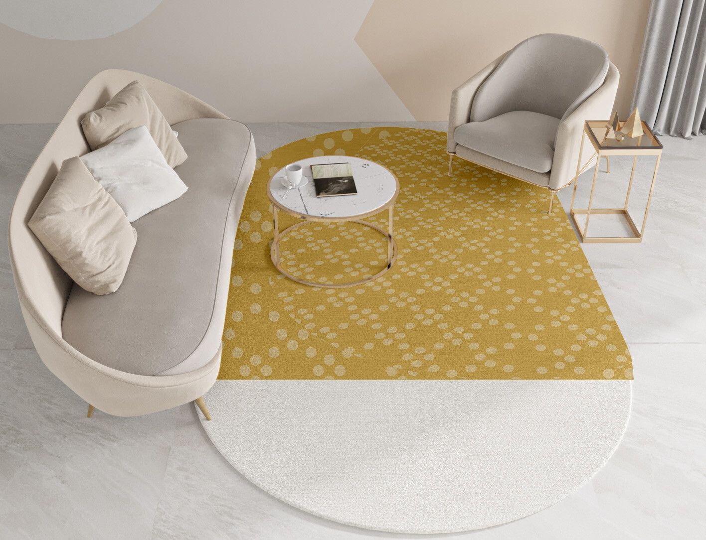Morgan Geometric Capsule Hand Tufted Pure Wool Custom Rug by Rug Artisan