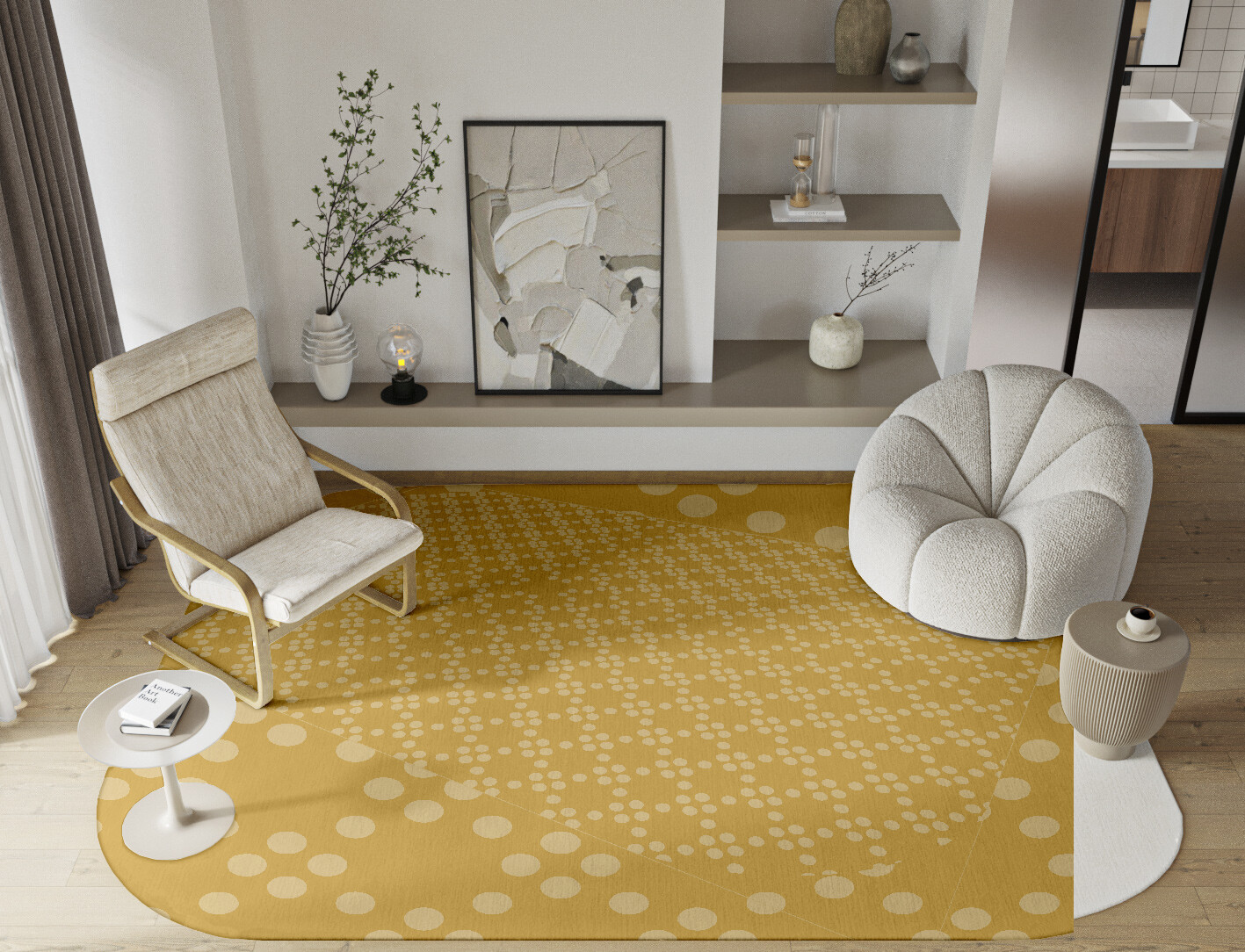 Morgan Geometric Oblong Hand Tufted Pure Wool Custom Rug by Rug Artisan