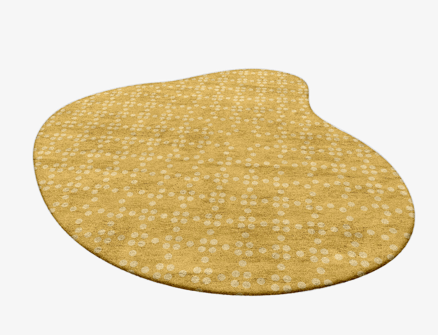 Morgan Geometric Splash Hand Tufted Bamboo Silk Custom Rug by Rug Artisan