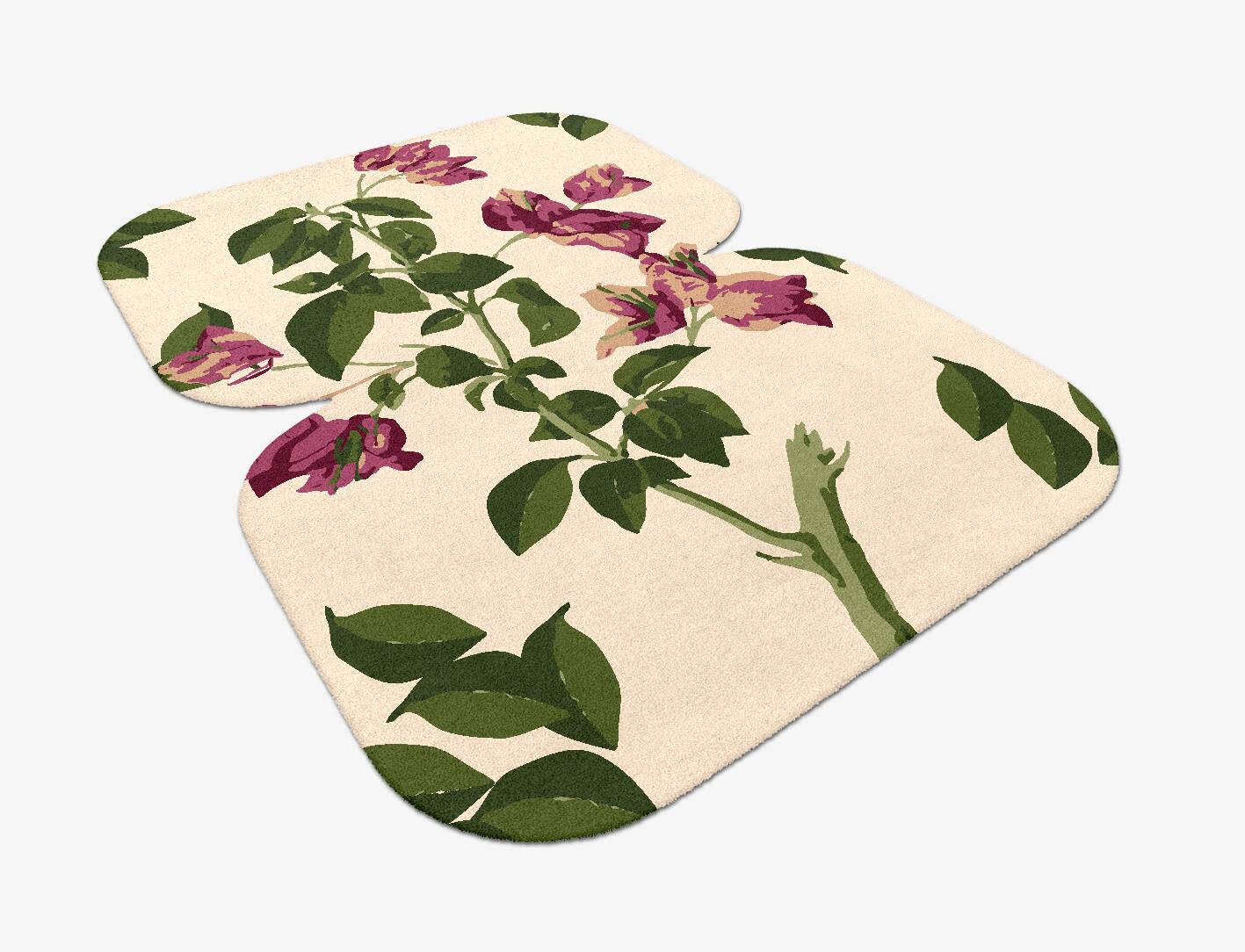 Morning Glory Floral Eight Hand Tufted Pure Wool Custom Rug by Rug Artisan