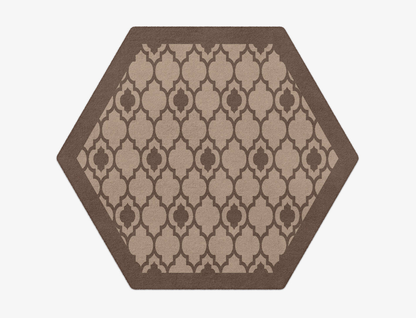 Moroccan Lime Geometric Hexagon Hand Tufted Pure Wool Custom Rug by Rug Artisan