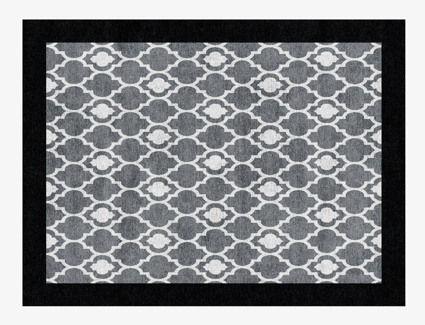 Moroccan White Monochrome Rectangle Hand Knotted Bamboo Silk Custom Rug by Rug Artisan