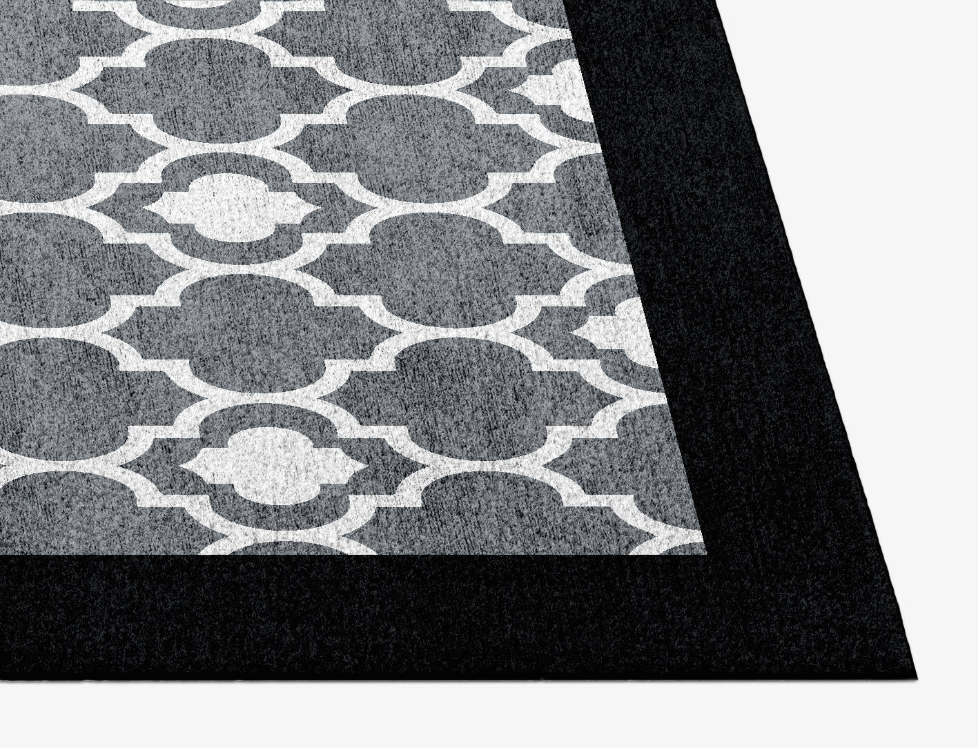 Moroccan White Monochrome Rectangle Hand Knotted Bamboo Silk Custom Rug by Rug Artisan