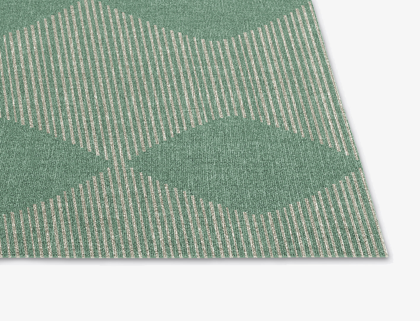 Morpheus Geometric Square Flatweave New Zealand Wool Custom Rug by Rug Artisan
