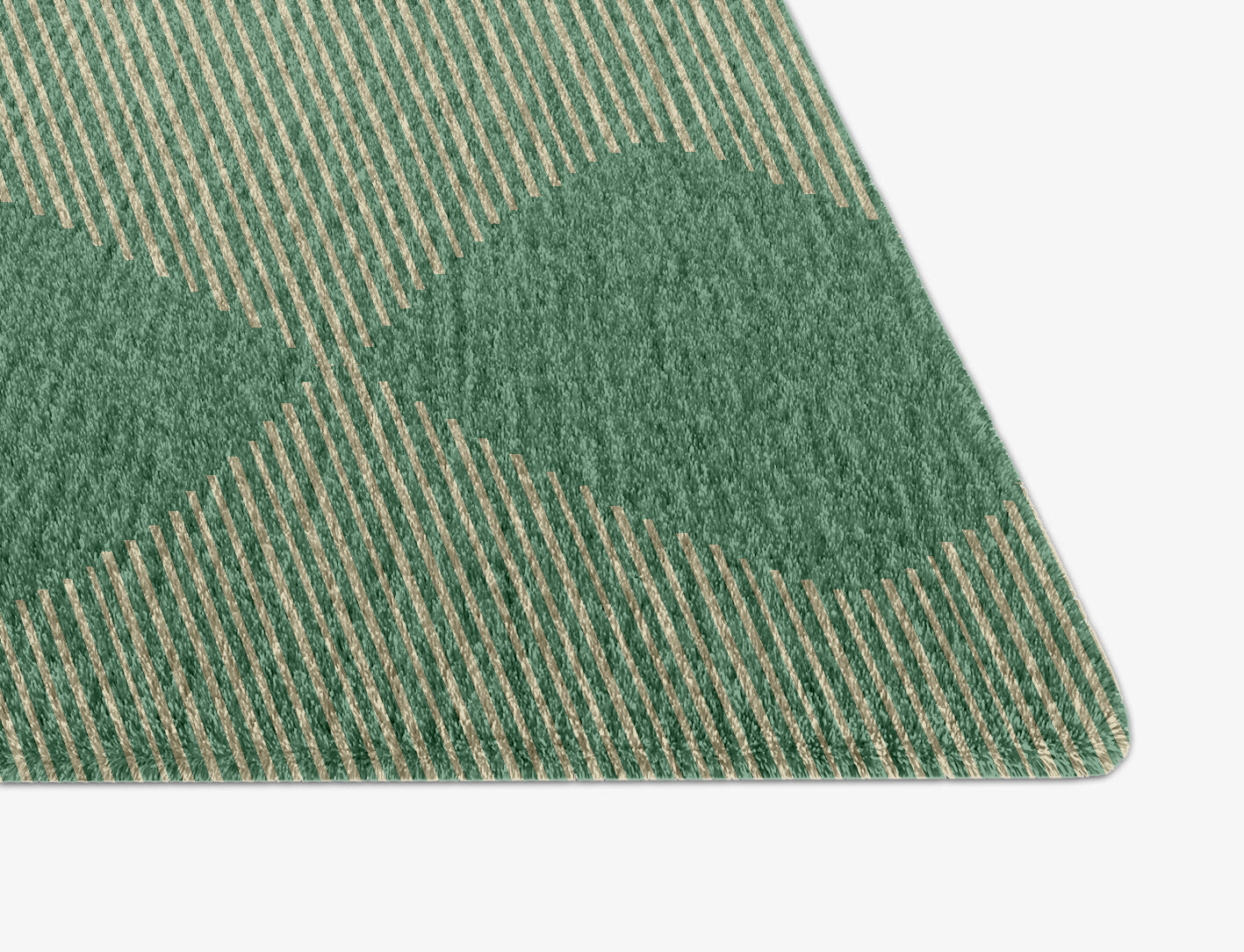 Morpheus Geometric Arch Hand Knotted Tibetan Wool Custom Rug by Rug Artisan