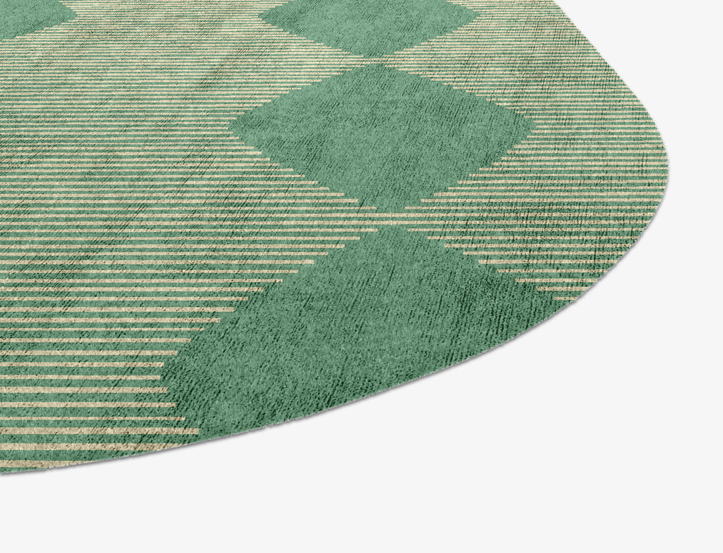 Morpheus Geometric Oblong Hand Knotted Bamboo Silk Custom Rug by Rug Artisan