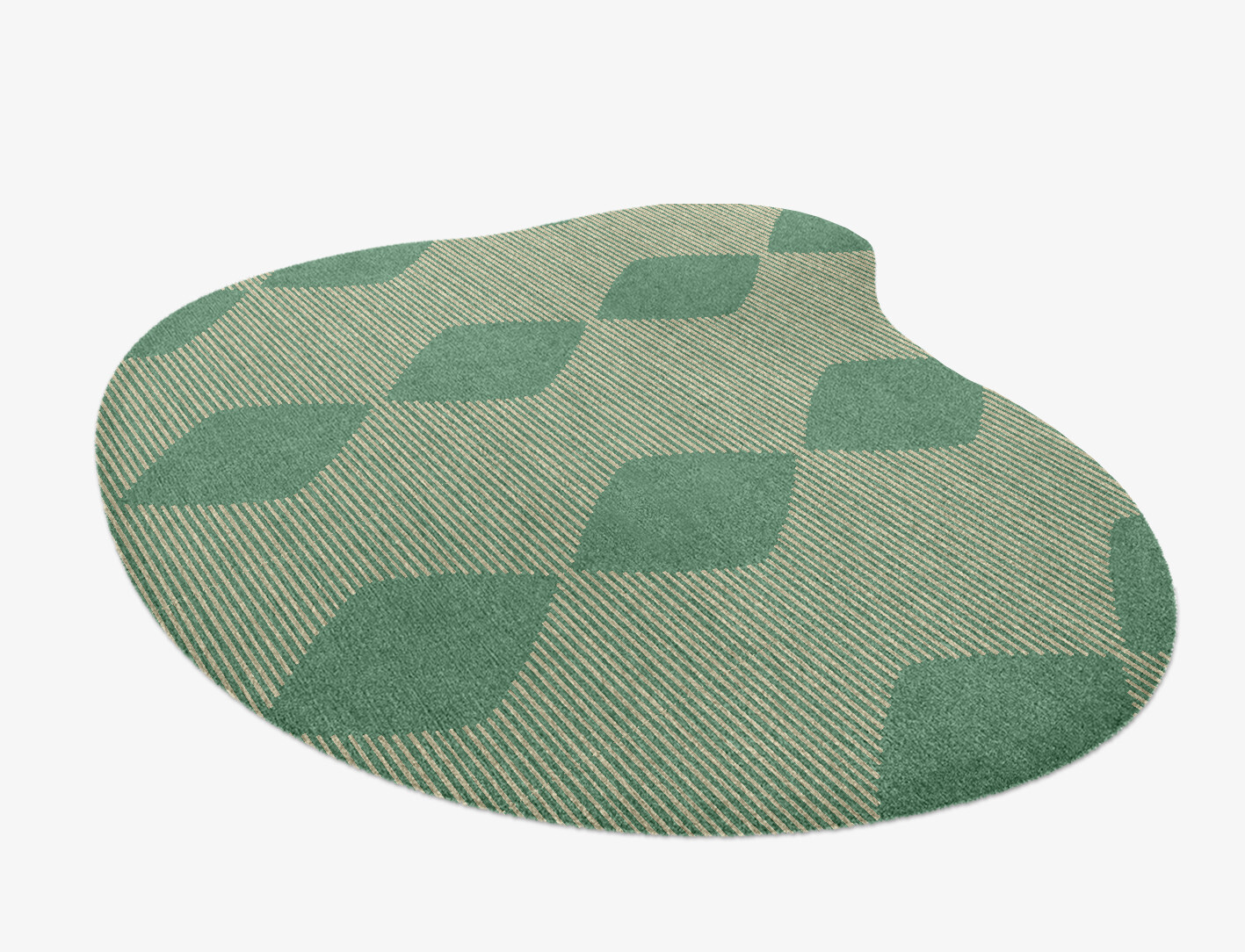 Morpheus Geometric Splash Hand Knotted Tibetan Wool Custom Rug by Rug Artisan