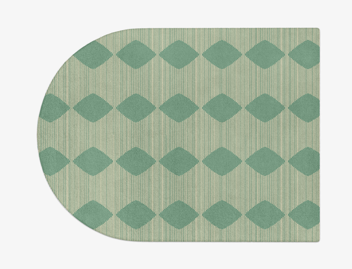 Morpheus Geometric Arch Hand Tufted Pure Wool Custom Rug by Rug Artisan