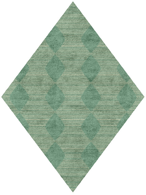 Morpheus Geometric Diamond Hand Tufted Bamboo Silk Custom Rug by Rug Artisan